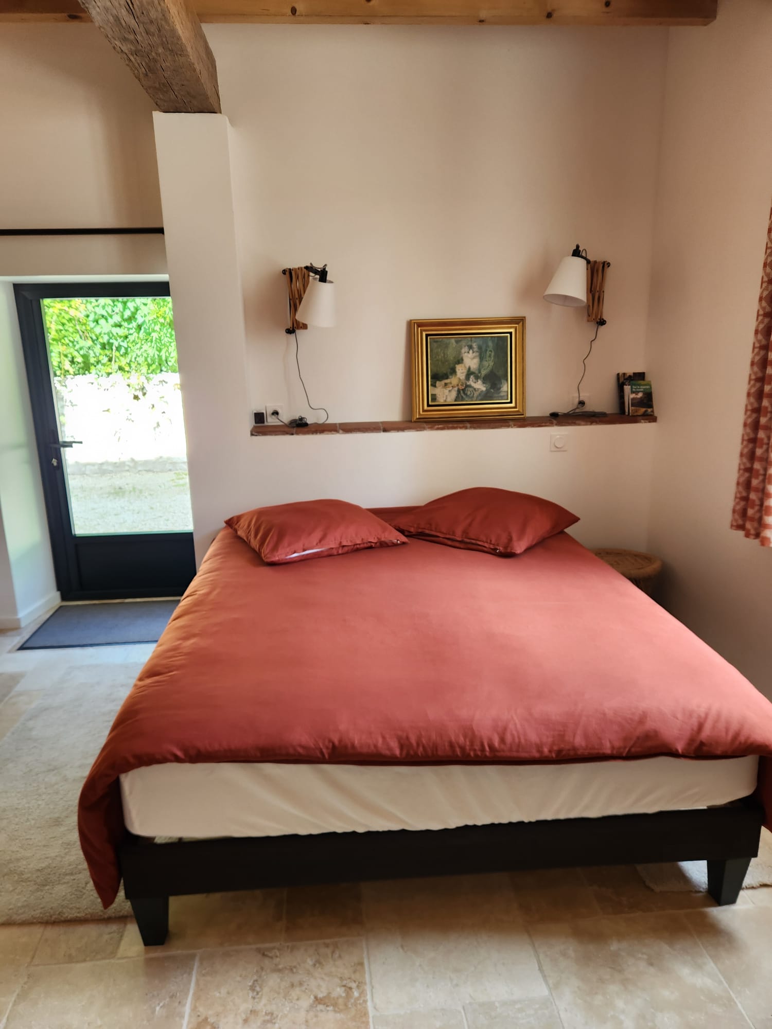 La chambre, lit double