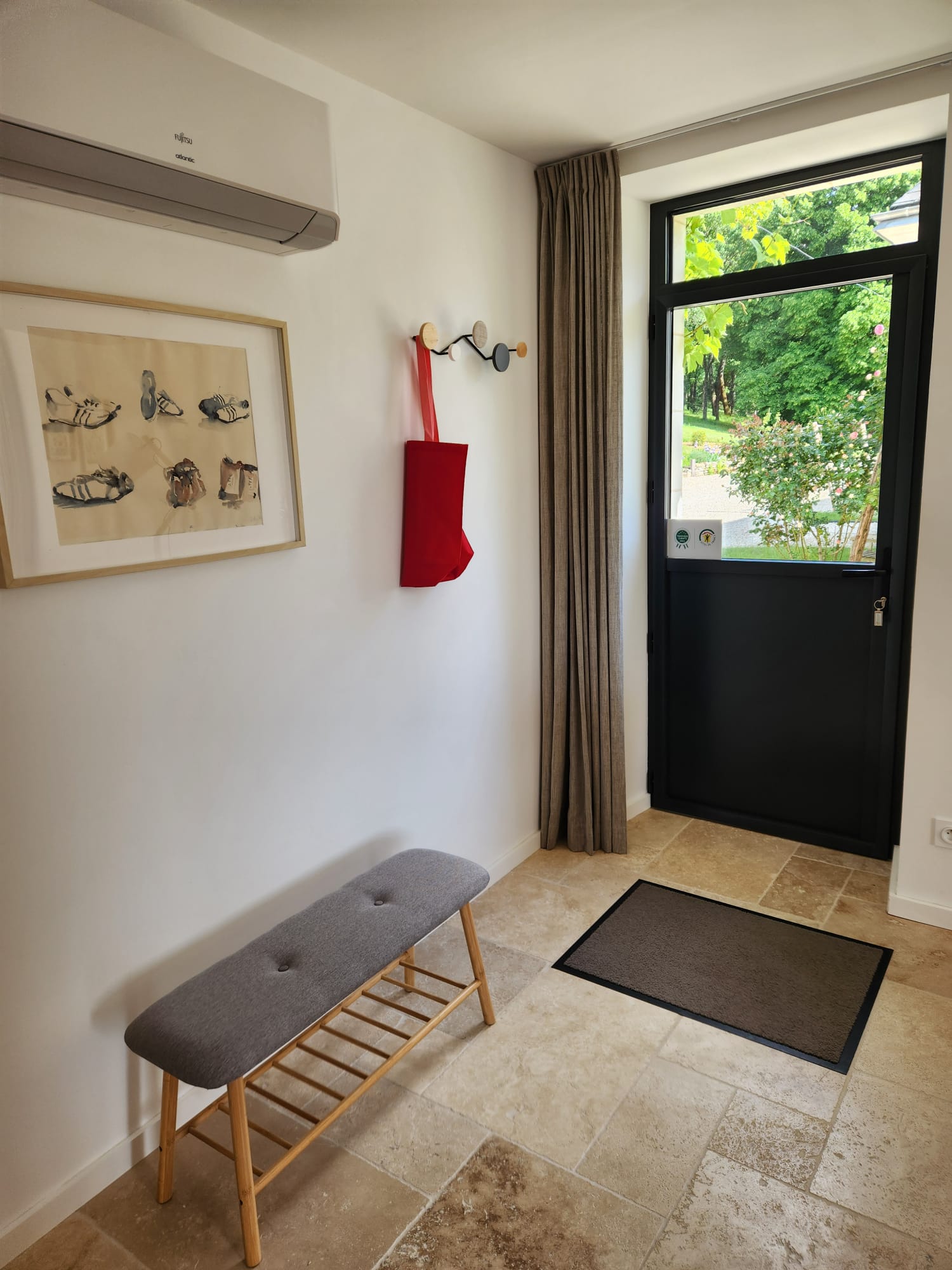 L'entrée et son vestiaire